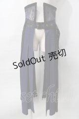 Qutie Frash / 袴プリーツコルセット  青 Y-25-08-02-112-QU-SK-SZ-ZY