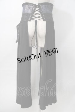 画像2: Qutie Frash / 袴プリーツコルセット  青 Y-25-08-02-112-QU-SK-SZ-ZY