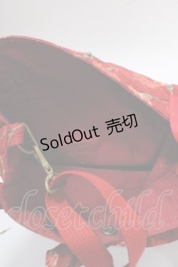 画像3: PINK HOUSE / カーネーション柄ミニバケツ型ショルダーバッグ  赤 Y-25-08-02-013-LO-BG-SZ-ZT-K023