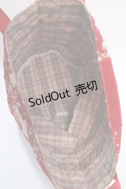 画像3: PINK HOUSE / ローズ柄バケツ型バッグ  赤 Y-25-08-02-017-LO-BG-SZ-ZT-K023