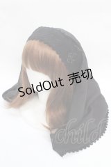 ALICE and the PIRATES / Double faced Saint sisterヴェール  黒 Y-25-08-02-021-PA-AC-AS-ZY