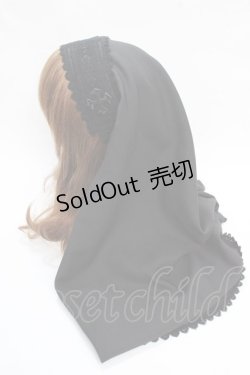 画像2: ALICE and the PIRATES / Double faced Saint sisterヴェール  黒 Y-25-08-02-021-PA-AC-AS-ZY