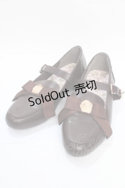 画像1: m petit by misako / NINA'Sコラボパンプス L 中茶 Y-25-08-02-028-LO-SH-SZ-ZT0810Y