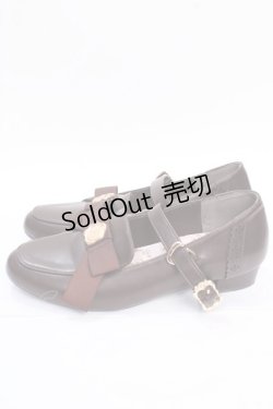 画像2: m petit by misako / NINA'Sコラボパンプス L 中茶 Y-25-08-02-028-LO-SH-SZ-ZT0810Y