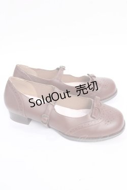 画像4: m petit by misako / AMマイメロパンチングパンプス L 中茶 Y-25-08-02-031-LO-ZA-SZ-ZY