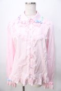 Angelic Pretty / Sugar Heartsブラウス  ピンク Y-25-08-02-032-AP-BL-AS-ZY