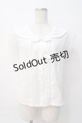 LIZ LISA / セーラー襟ブラウス 0 白 Y-25-08-07-004-LO-BL-SZ-ZY