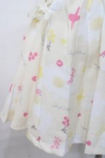 画像4: LIZ LISA / マリリンモンロースカート 0 イエロー Y-25-08-07-036-LO-SK-SZ-ZI (4)