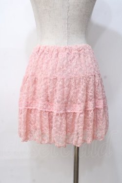 画像3: LIZ LISA / 総レーススカート 0 ピンク Y-25-08-07-039-LO-SK-SZ-ZY