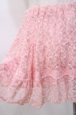 画像4: LIZ LISA / 総レーススカート 0 ピンク Y-25-08-07-039-LO-SK-SZ-ZY