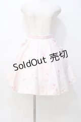 LIZ LISA / 水彩フラワープリントスカート 0 ピンク Y-25-08-07-040-LO-SK-SZ-ZY