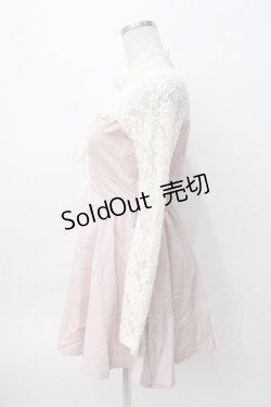 画像2: LIZ LISA / レース切替ビスチェワンピース 0 ピンク Y-25-08-07-010-LO-OP-SZ-ZH