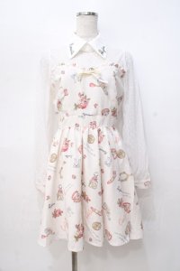 LIZ LISA / コスメ柄ワンピース 0 アイボリー Y-25-08-07-011-LO-OP-SZ-ZY
