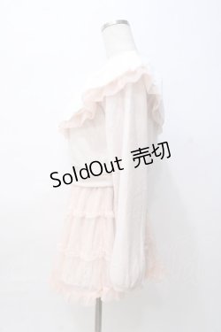 画像2: LIZ LISA / シャギー×トリコットトップス 0 ピンク Y-25-08-07-013-LO-TO-SZ-ZH