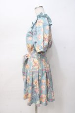 画像2: LIZ LISA / 水彩柄ワンピース 0 ブルー Y-25-08-07-014-LO-OP-SZ-ZI (2)