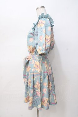 画像2: LIZ LISA / 水彩柄ワンピース 0 ブルー Y-25-08-07-014-LO-OP-SZ-ZY