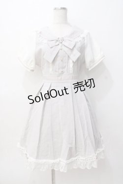画像1: LIZ LISA / セーラー衿ワンピース 0 グレー Y-25-08-07-016-LO-OP-SZ-ZY