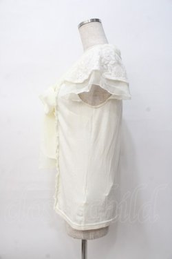 画像2: LIZ LISA / ボウタイブラウス風トップス 0 アイボリー Y-25-08-07-002-LO-TO-SZ-ZY