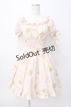 画像1: LIZ LISA / ひまわりワンピース 0 オレンジ Y-25-08-07-017-LO-OP-SZ-ZY