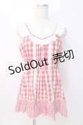 LIZ LISA / ギンガムミニワンピース 0 アカ Y-25-08-07-021-LO-OP-SZ-ZH