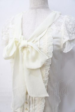 画像4: LIZ LISA / ボウタイブラウス風トップス 0 アイボリー Y-25-08-07-002-LO-TO-SZ-ZY