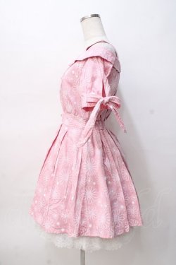 画像2: LIZ LISA / お花刺繍肩あきワンピース 0 ピンク Y-25-08-07-023-LO-OP-SZ-ZY