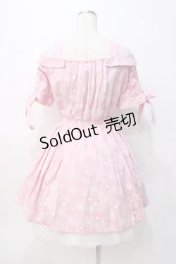 画像3: LIZ LISA / お花刺繍肩あきワンピース 0 ピンク Y-25-08-07-023-LO-OP-SZ-ZY