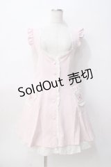 LIZ LISA / ローズポケット刺繍ジャンスカ 0 ピンク Y-25-08-07-024-LO-OP-SZ-ZY