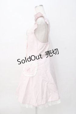画像2: LIZ LISA / ローズポケット刺繍ジャンスカ 0 ピンク Y-25-08-07-024-LO-OP-SZ-ZY