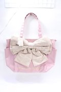Maison de FLEUR / ルミネ限定レースビッグリボントートMバッグ F ベージュ Y-25-08-08-001-LO-BG-SZ-ZY