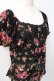 画像4: axes femme / 花柄レーシープルオーバー M 黒 Y-25-08-08-035-AX-TO-SZ-ZY (4)