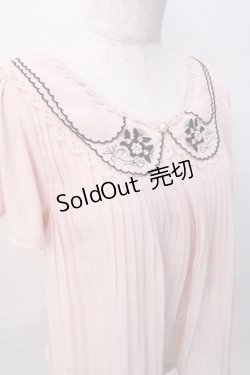 画像4: axes femme / 襟付きプリーツAラインプルオーバー M ピンク Y-25-08-08-037-AX-TO-SZ-ZY