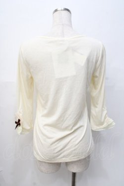 画像3: axes femme / 袖口モチーフ付インナープルオーバー M 生成り Y-25-08-08-039-AX-TO-SZ-ZY
