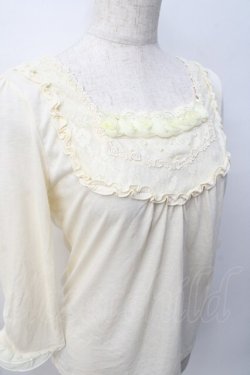 画像4: axes femme / 袖口モチーフ付インナープルオーバー M 生成り Y-25-08-08-039-AX-TO-SZ-ZY