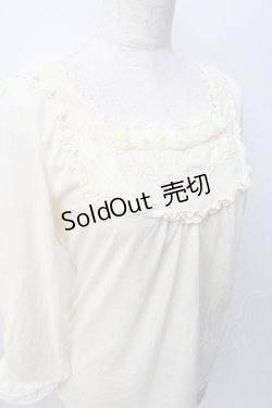 画像4: axes femme / 袖口モチーフ付インナープルオーバー M 生成り Y-25-08-08-039-AX-TO-SZ-ZY