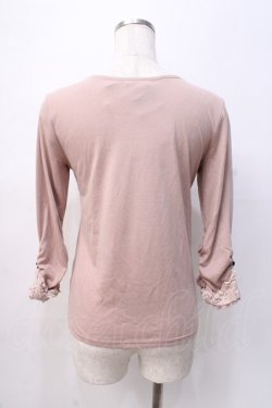 画像3: axes femme / 七分袖プルオーバー M 淡ピンク Y-25-08-08-044-AX-TO-SZ-ZY