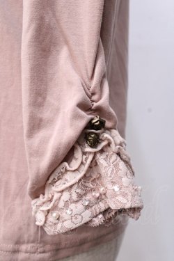画像4: axes femme / 七分袖プルオーバー M 淡ピンク Y-25-08-08-044-AX-TO-SZ-ZY