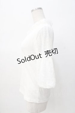 画像2: axes femme POETIQUE / レース襟カットプルオーバー M 生成り Y-25-08-08-048-AX-TO-SZ-ZY