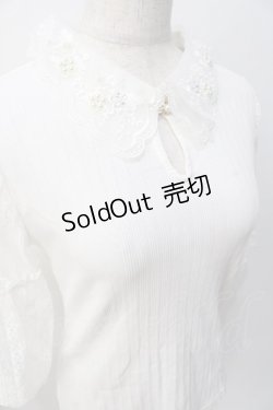 画像4: axes femme POETIQUE / レース襟カットプルオーバー M 生成り Y-25-08-08-048-AX-TO-SZ-ZY