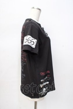 画像2: MAD / 半袖プリントカットソー  黒 Y-25-08-08-053-PU-TO-SZ-ZY