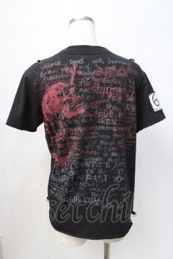 画像3: MAD / 半袖プリントカットソー  黒 Y-25-08-08-053-PU-TO-SZ-ZY