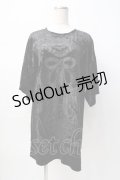 KILL STAR / ベロアプリントT  黒 Y-25-08-08-054-PU-TO-SZ-ZY