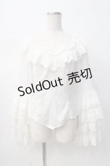 Neo Ludwig / 姫袖オフショルブラウス   Y-25-08-08-062-EL-BL-SZ-ZY