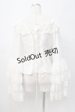 画像3: Neo Ludwig / 姫袖オフショルブラウス   Y-25-08-08-062-EL-BL-SZ-ZY