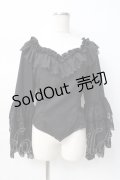 Neo Ludwig / 姫袖オフショルブラウス   Y-25-08-08-063-EL-BL-SZ-ZY