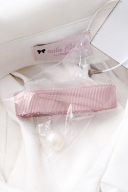 画像4: mille fille closet by LODISPOTTO / フリル襟ブラウス  白 Y-25-08-08-066-LO-BL-SZ-ZY