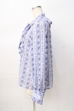 画像2: axes femme kawaii / プチローズ柄ブラウス M ラベンダー Y-25-08-08-071-AX-TO-SZ-ZY