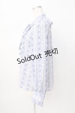 画像2: axes femme kawaii / プチローズ柄ブラウス M ラベンダー Y-25-08-08-071-AX-TO-SZ-ZH