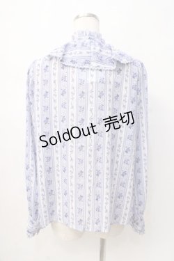 画像3: axes femme kawaii / プチローズ柄ブラウス M ラベンダー Y-25-08-08-071-AX-TO-SZ-ZH