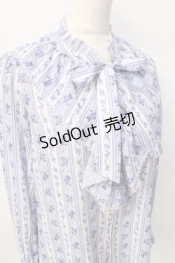 画像4: axes femme kawaii / プチローズ柄ブラウス M ラベンダー Y-25-08-08-071-AX-TO-SZ-ZH